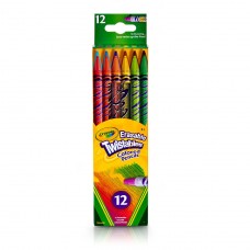 Набор карандашей Crayola "Твист" с ластиком, (выкручиваются и стираются), 12 шт Crayola 256360.024