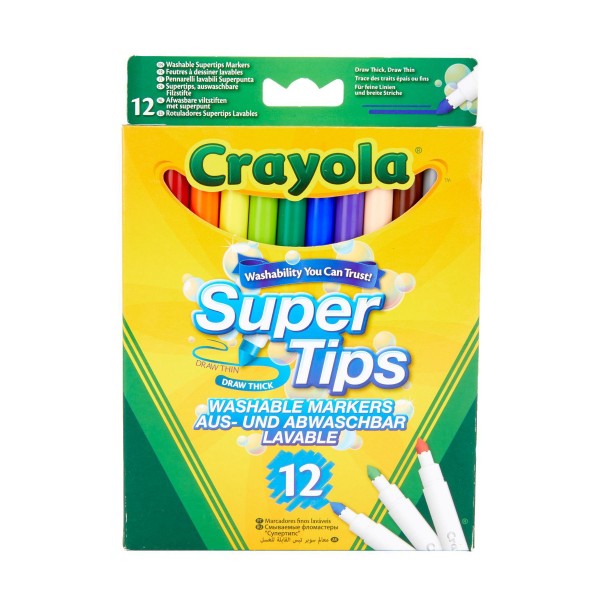 Набор фломастеров (washable), 12 шт Crayola 256252.012