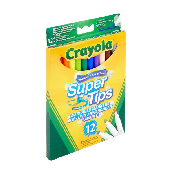 Набор фломастеров (washable), 12 шт Crayola 256252.012