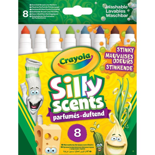 Silly Scents Crayola Набор фломастеров "Шутник", с ароматом 8 шт 256346.012