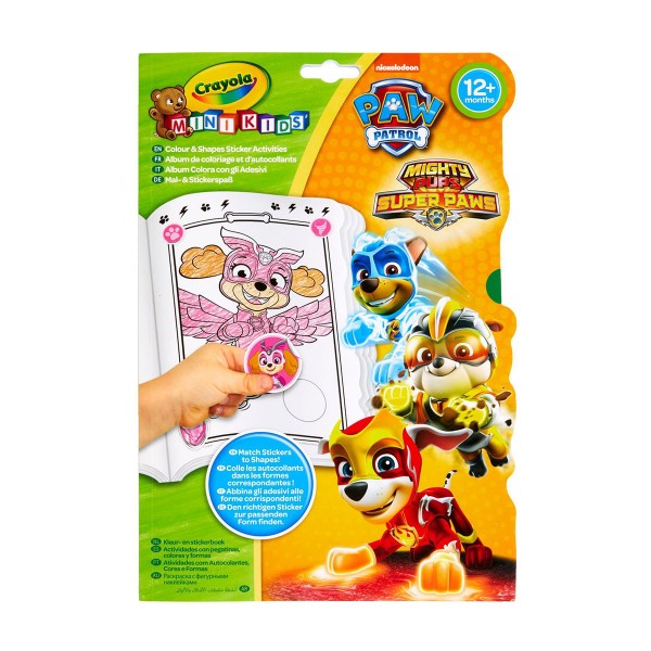 Mini Kids Crayola Набор-раскраска со стикерами Paw Patrol 256400.012