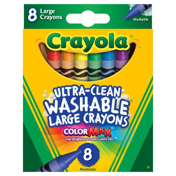 Набор больших восковых мелков, 8 шт Crayola 256317.012