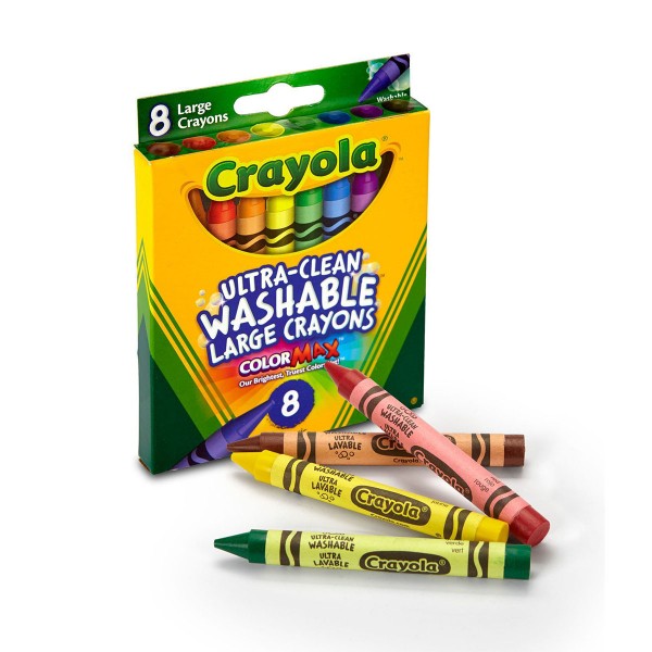 Набор больших восковых мелков, 8 шт Crayola 256317.012