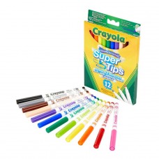 Набор фломастеров Supertips (washable), 12 шт Crayola 7509