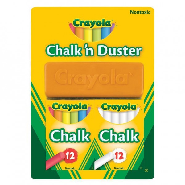 Набор мелков с щеткой для стирания Crayola 256418.012