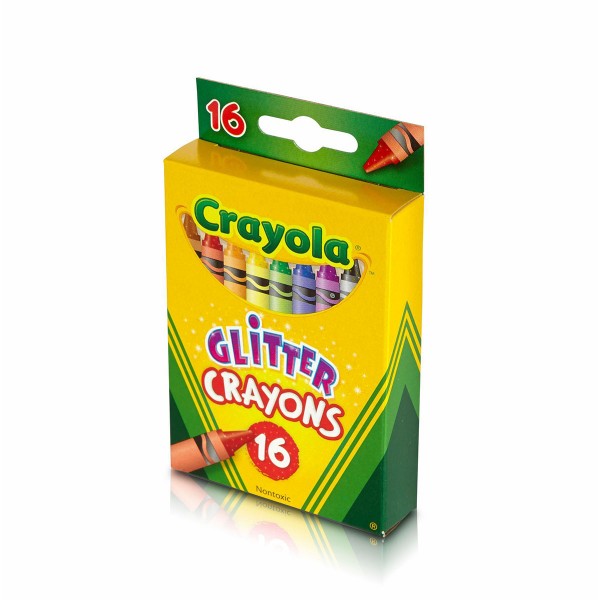 Набор восковых мелков с блестками, 16 шт Crayola 256318.024