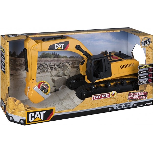 Экскаватор со светом и звуком, 51 см Toy State — CAT 34658