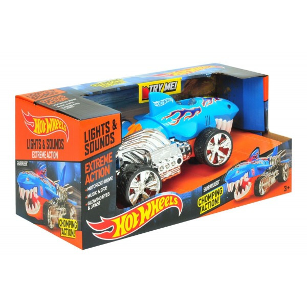 Экстремальные гонки Sharkruiser со светом и звуком 23 см,серии Hot Wheels 90512
