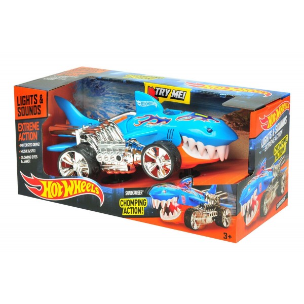 Экстремальные гонки Sharkruiser со светом и звуком 23 см,серии Hot Wheels 90512