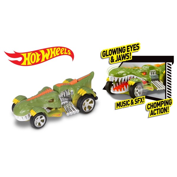 Хищник-мобиль Rextroyer 13 см, со светом и звуком серии Hot Wheels 90572