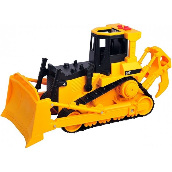 Бульдозер со светом и звуком CAT 33см 35642