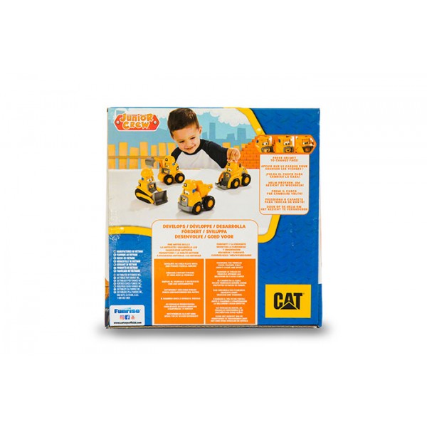 Экскаватор CAT "Веселые строители", 14 см 82446