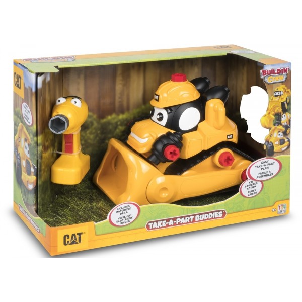 Игрушка-конструктор с отверткой Бульдозер Пит, 26 см 80463