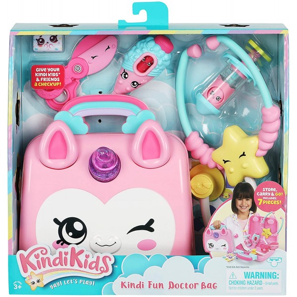 Игровой набор доктора Moose Toys Kindi Kids - Kindi Fun Doctor Bag, Unicorn Единорог 50037