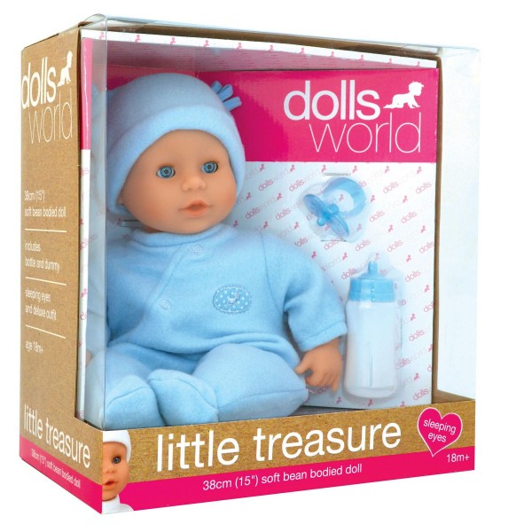 Кукла Dolls World Моя жемчужина в голубом 38 см 8103