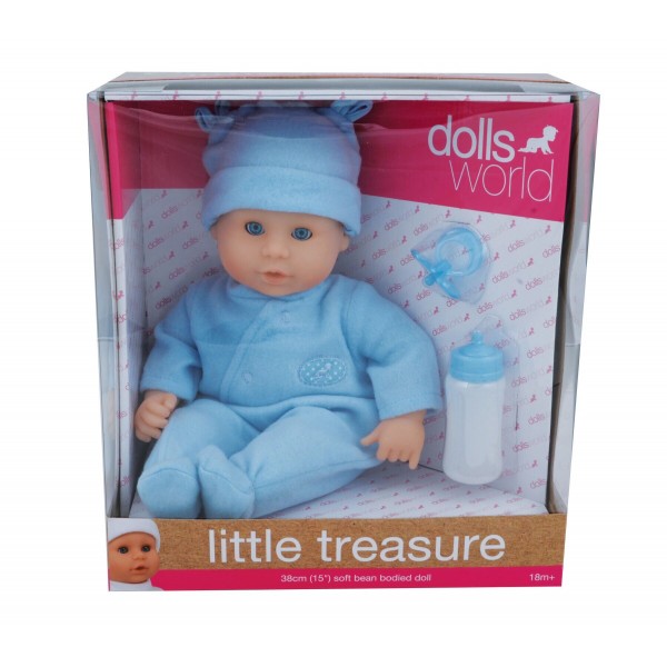 Кукла Dolls World Моя жемчужина в голубом 38 см 8103