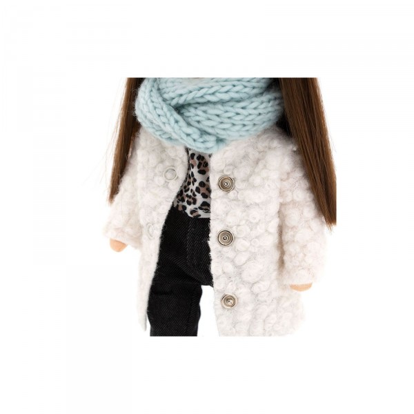 Лялька Кежуал Софі у білому хутряному пальті ORANGE Sweet Sisters SS03-09