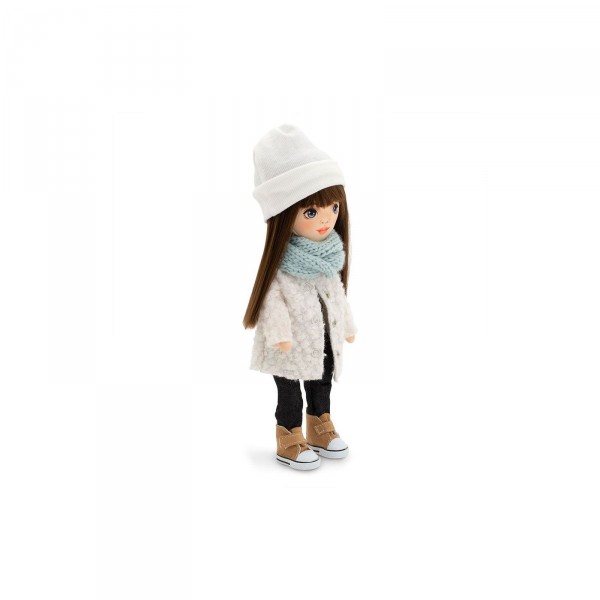 Лялька Кежуал Софі у білому хутряному пальті ORANGE Sweet Sisters SS03-09