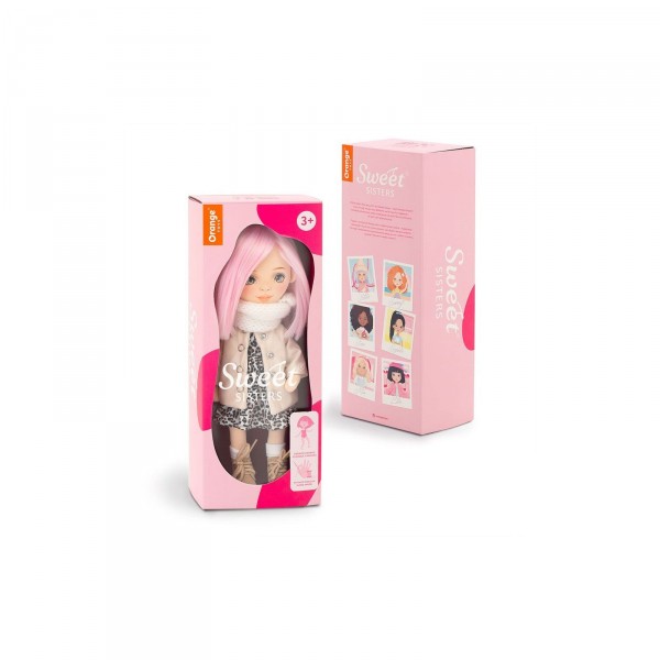 Лялька Кежуал Біллі у шкіряному пуховику ORANGE Sweet Sisters SS06-12