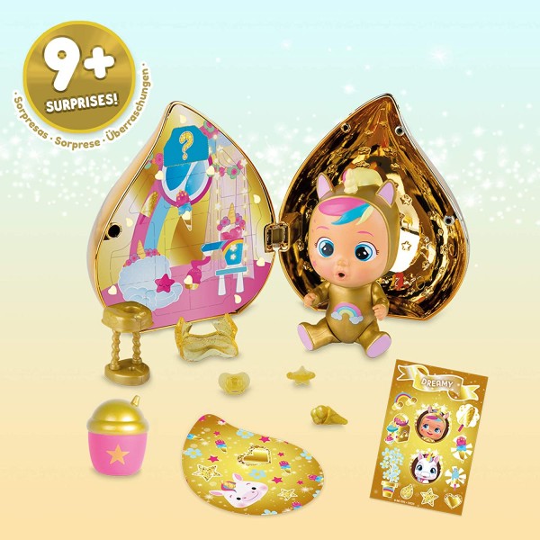 Кукла игровой набор Cry Babies Magic Tears Golden 93348