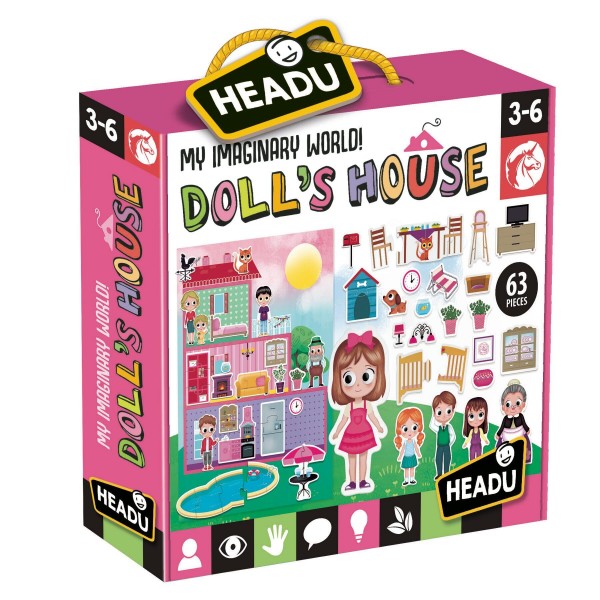 Развивающая игра HEADU "Кукольный домик - создай свой мир" MU24841