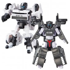 Робот-трансформер міні S5 ТОБОТ X білий + ТОБОТ Y сірий TO