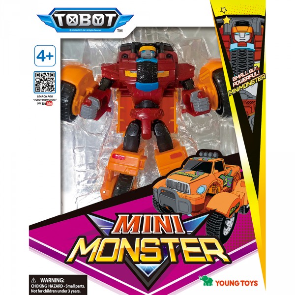 Трансформер Tobot Тобот Детективы Галактики мини Монстр 301097