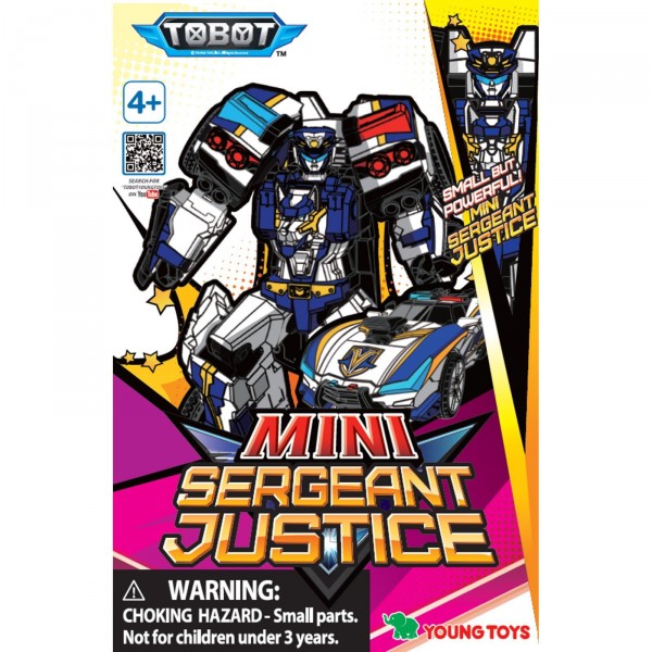 Робот-трансформер міні Тобот Сержант Джастіс НП TOBOT Young Toys 301211