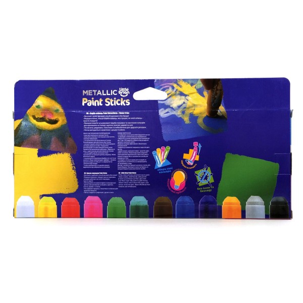 Краска-карандаш Paint Sticks metallic, 12 шт. в наборе LBPS10MA12