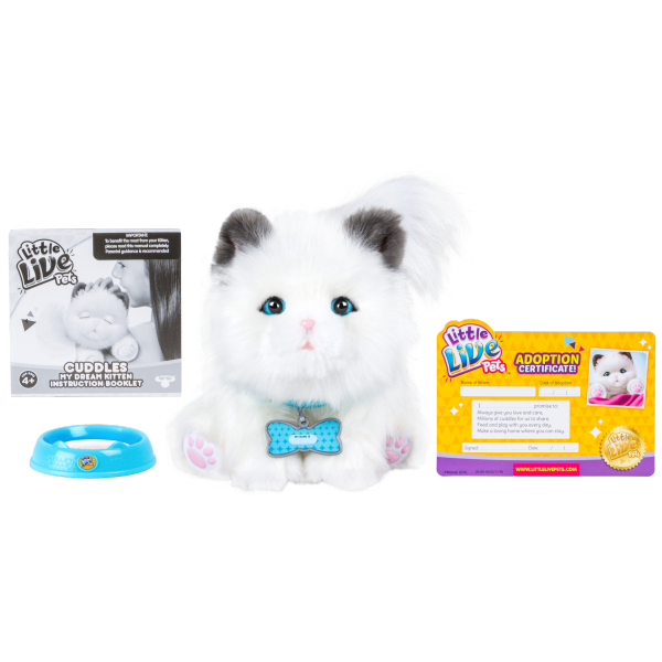 Интерактивная игрушка Moose Little Live Pets Мурлыкающий котенок 28330