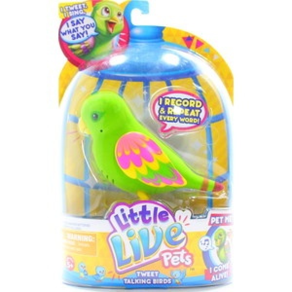 Интерактивная птичка Moose Little Live Pets "Билли" 28020