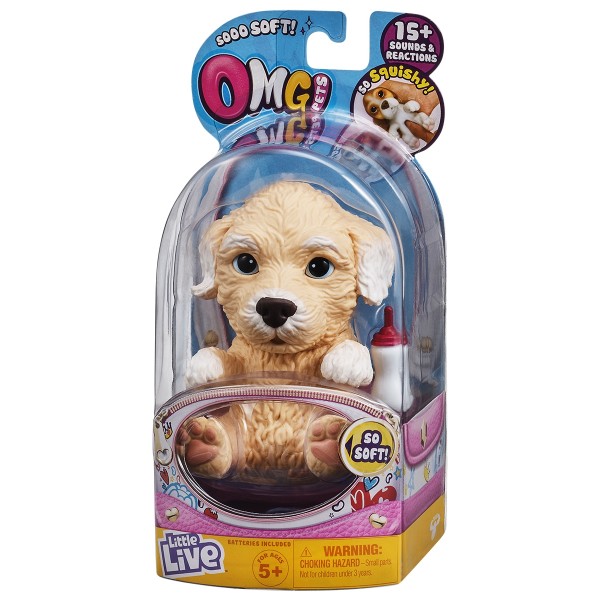 Интерактивная игрушка Moose Soft Hearts Новорожденный щенок Poodles 28915