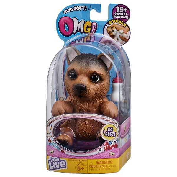 Интерактивная игрушка Moose Soft Hearts Новорожденный щенок Shep 28916