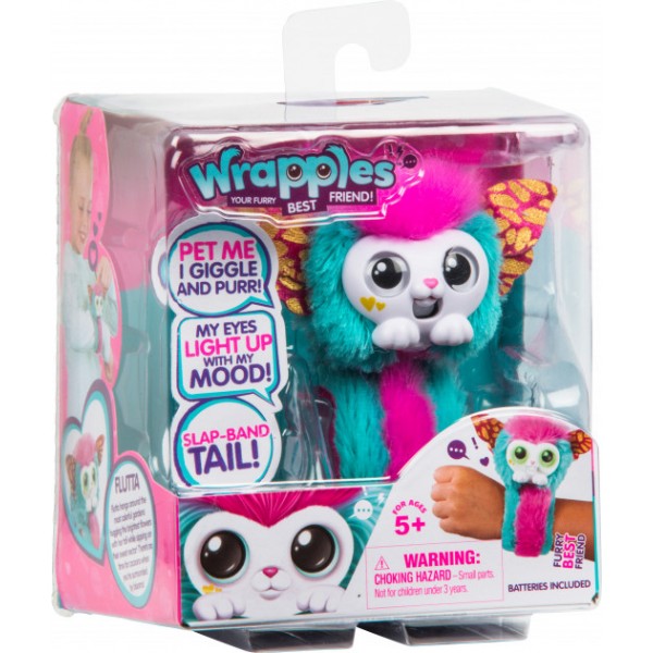 Интерактивная игрушка Moose Wrapples S1 Флутта 28816