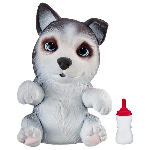 Интерактивная игрушка Moose Soft Hearts Новорожденный щенок Huskles 28919M