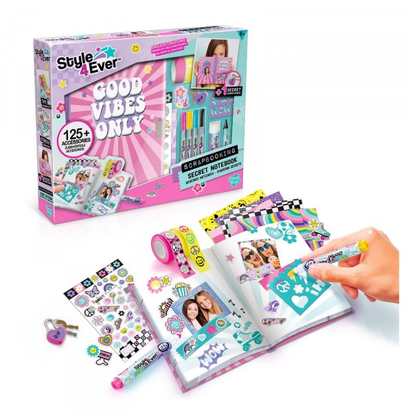 Набір DIY Style 4 Ever "Cкрапбукінг - Щоденник для таємниць" Canal Toys OFG298
