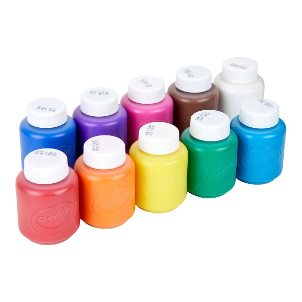 Набор красок Classicв баночках (washable), 10 шт Crayola 256324.006