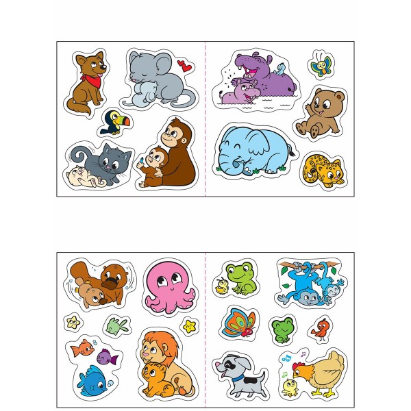 Mini Kids Набор стикеров "Животные" Crayola 256291.124