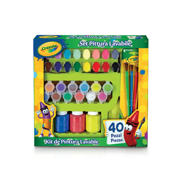 Набор Crayola большой для рисования красками (Washable) 54-0155
