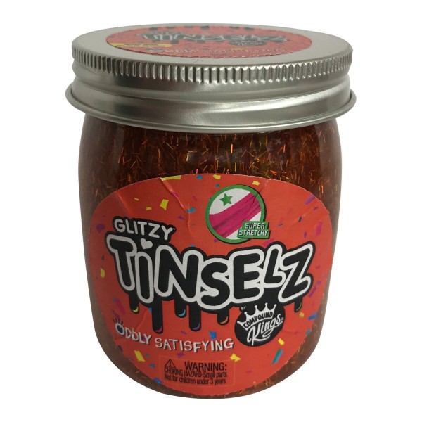 Лизун Compound Kings Slime Glitzy Tinselz, аромат "Апельсин", 210 г 300189-2