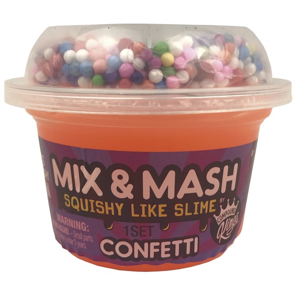 Лизун Compound Kings Slime - Mix&Mash Confetti, 180 г 110292