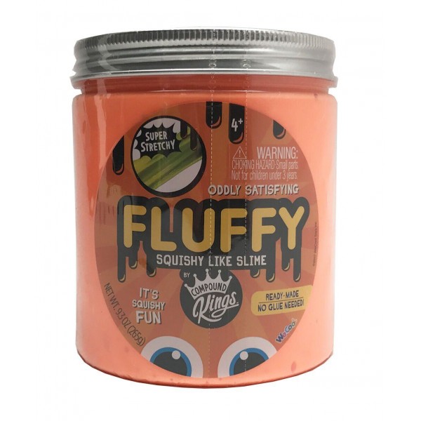 Лизун Compound Kings Slime Fluffy, оранжевый, 265 г 110272-3