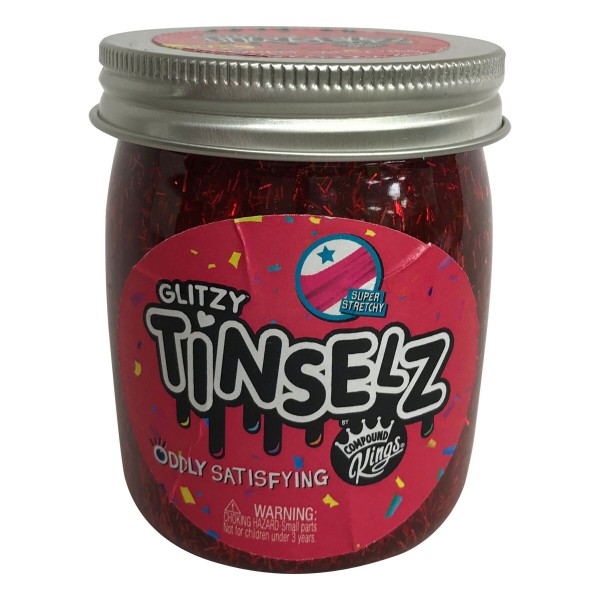Лизун Compound Kings Slime Glitzy Tinselz, аромат "Вишня", 210 г 300189-3