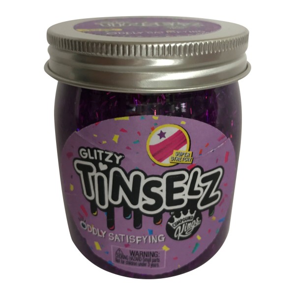 Лизун Compound Kings Slime Glitzy Tinselz, аромат "Виноград", 210 г 300189-5