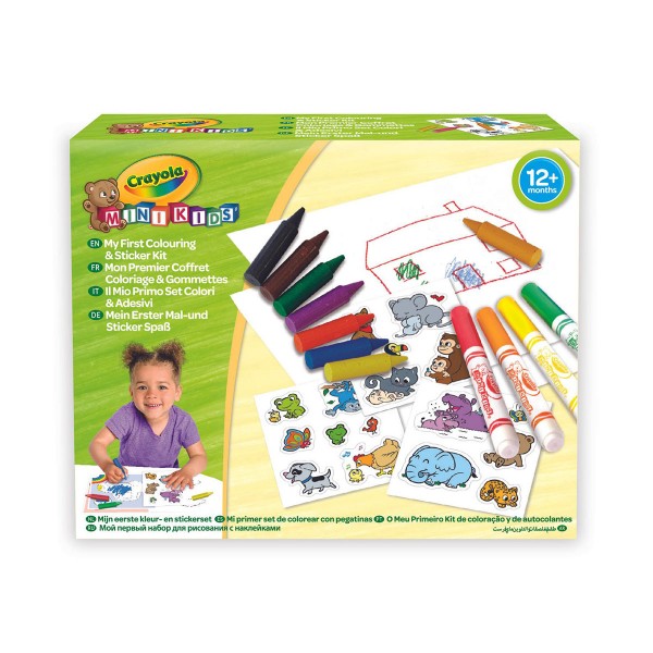 Mini Kids Мой первый набор для рисования со стикерами Crayola 256287.106