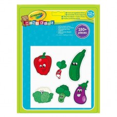 Mini Kids Набор стикеров "Овощи и фрукты" Crayol