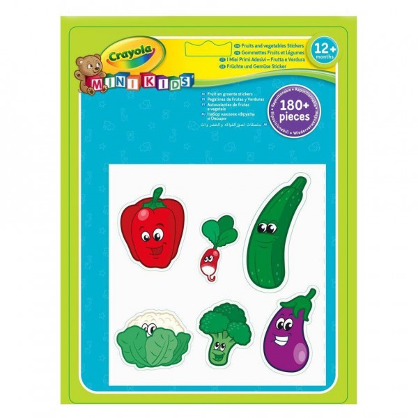 Mini Kids Набор стикеров "Овощи и фрукты" Crayola 256405.024