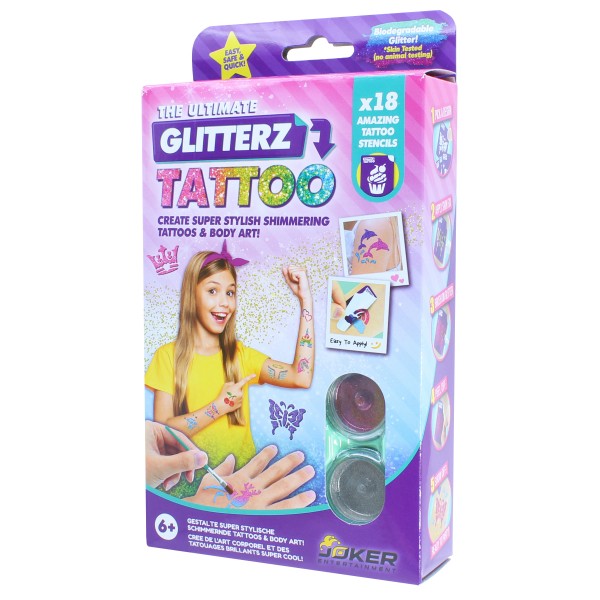 Набор JOKER Сделай тату Glitterz tattoo,серия B 32101B