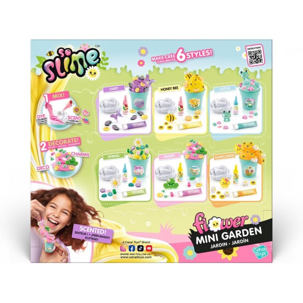 Набір для творчості Slime DIY "Квітковий сад" Canal Toys SSC419