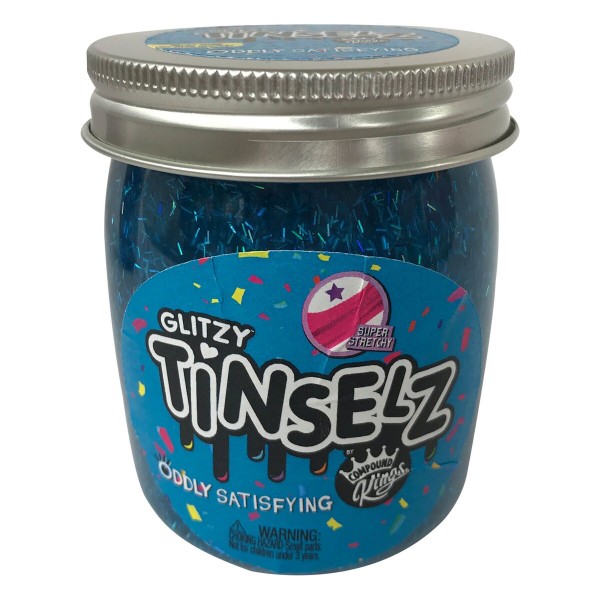 Лизун Compound Kings Slime Glitzy Tinselz, аромат "Малина", 210 г 300189-7